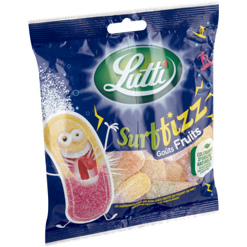 Lutti Mega Candy Paper Fizz citron pomme 15g