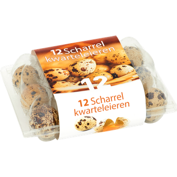 Decoratie Kwarteleieren (niet voor consumptie) doos a 60 stuks. Het